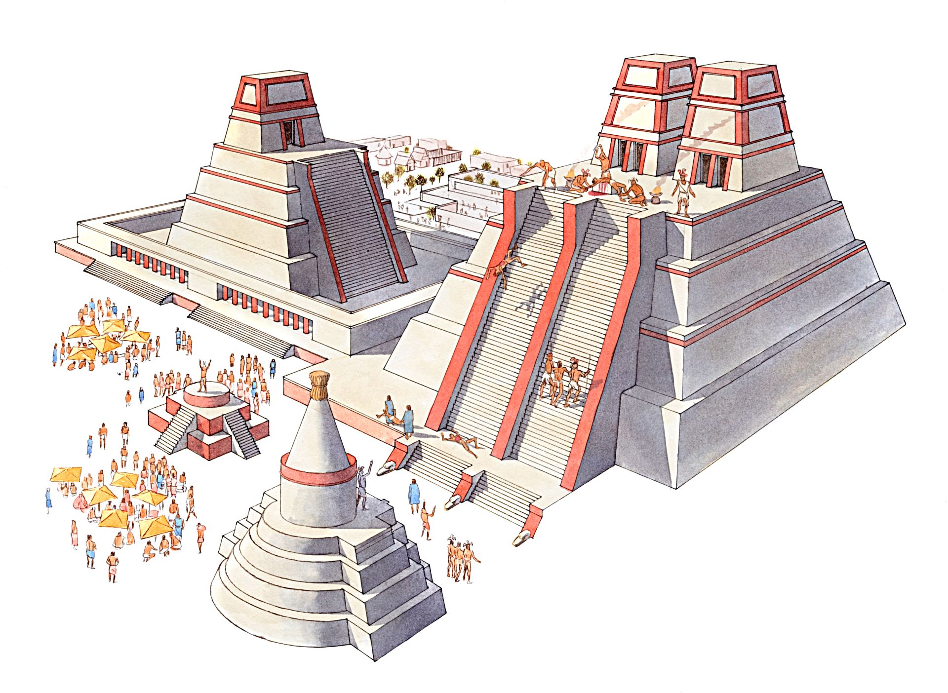 Великий храм ацтеков Темпло майор